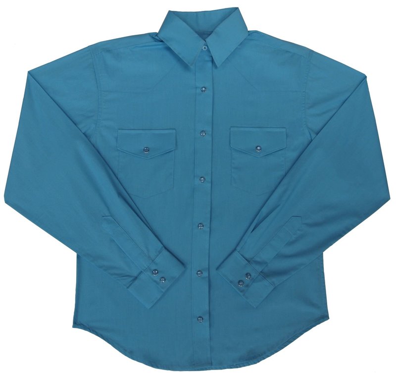 White Horse Women's White Horse Western Blouse - Turquoise