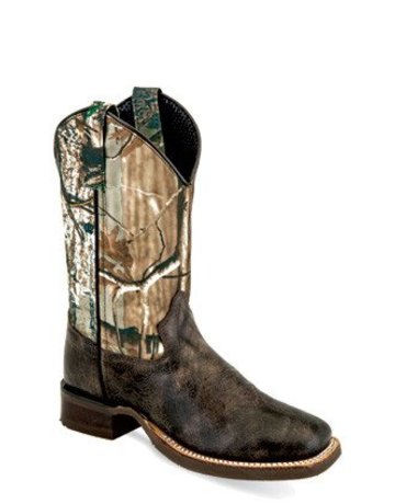 Old West Children's Old West Youth Square Toe Camo Boot (Reg $69.95 NOW 20% OFF!)