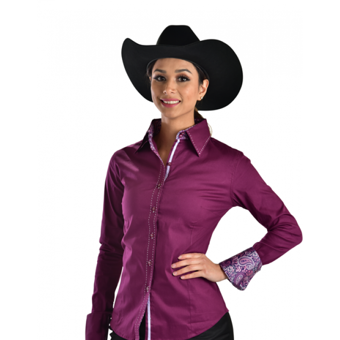 Women's Royal Highness Buck Stitch Button Down Show Shirt Gass Horse