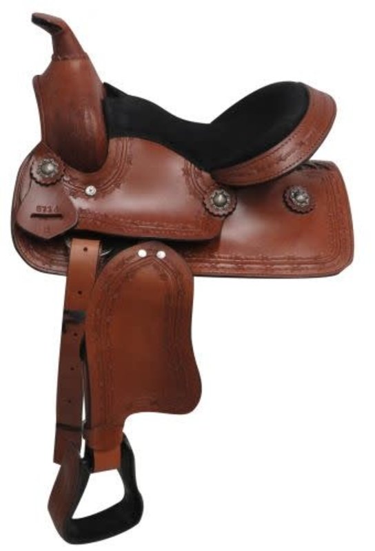 12" Reg Bar Economy Youth Saddle