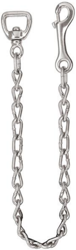 Weaver Lead Chain, Nickel Plate, 1" Swivel - 30"