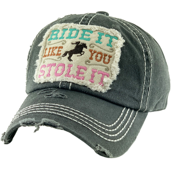 AWST Ball Cap - "Ride It Like You Stole It"