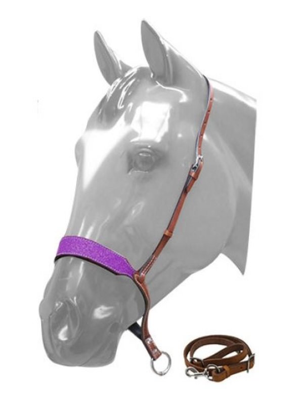 Showman Showman Glitter Noseband with Tie Down