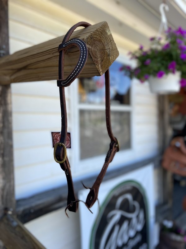 Circle L Circle L One Ear Headstall Dark Oil