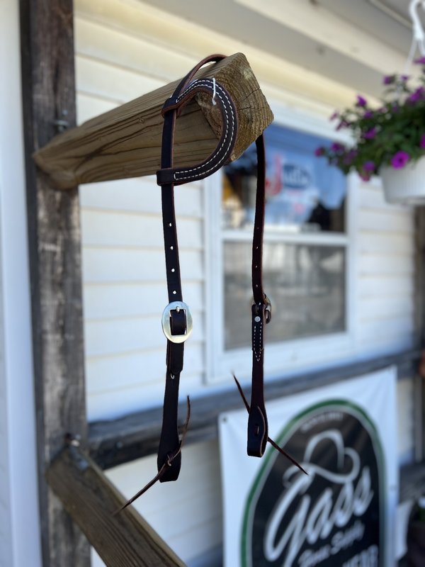 Circle L Circle L One Ear Headstall Dark Oil