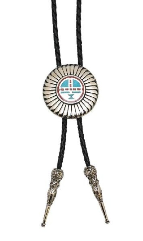 WEX Bolo Tie - Kachina Sun Face