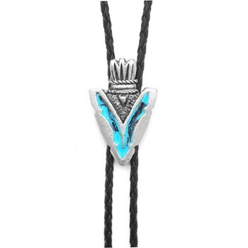 WEX Bolo Tie - Turquoise Arrowhead