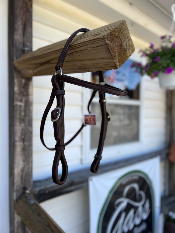 Circle L Circle L Training Headstall, D.Oil - Small Horse