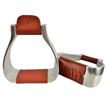 Showman Polished Aluminum Stirrup