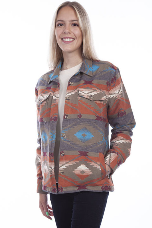 Scully Leather Women's Scully Saddle Blanket Shirt Jacket