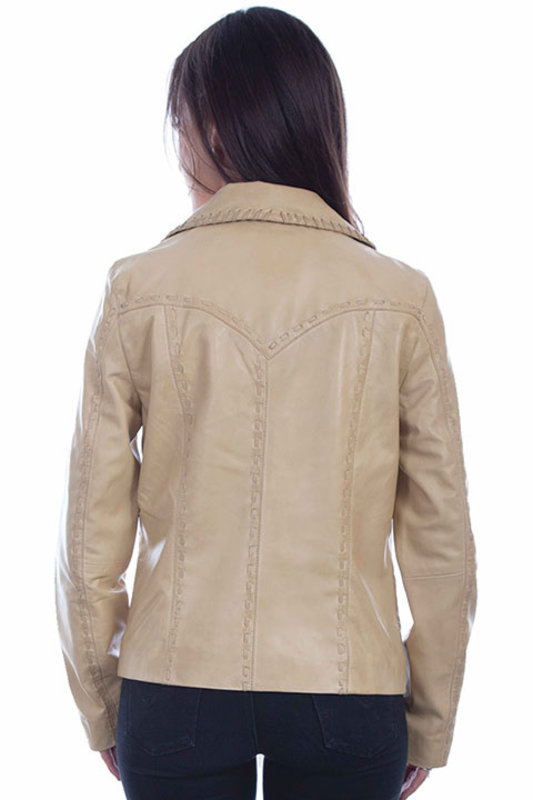 Scully Leather Women's Scully Cream Leather Jacket