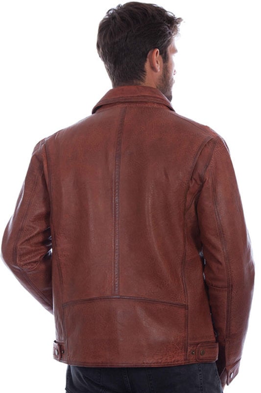 Scully leather shop blazer