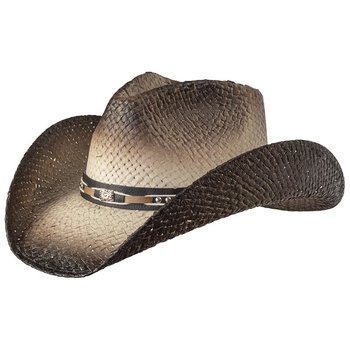WEX Straw Hat - Two-Tone Brown with Leather Band