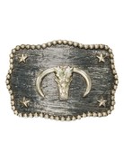 Belt Buckle - Scalloped Iconic Classic Longhorn