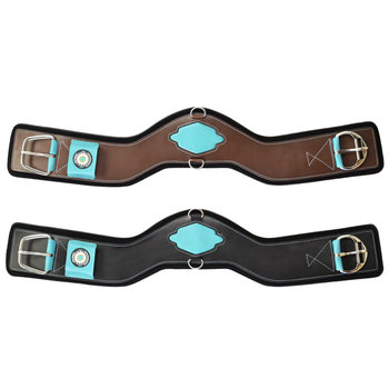 Total Saddle Fit Shoulder Relief Cinch TEAL Inlay - FLEECE