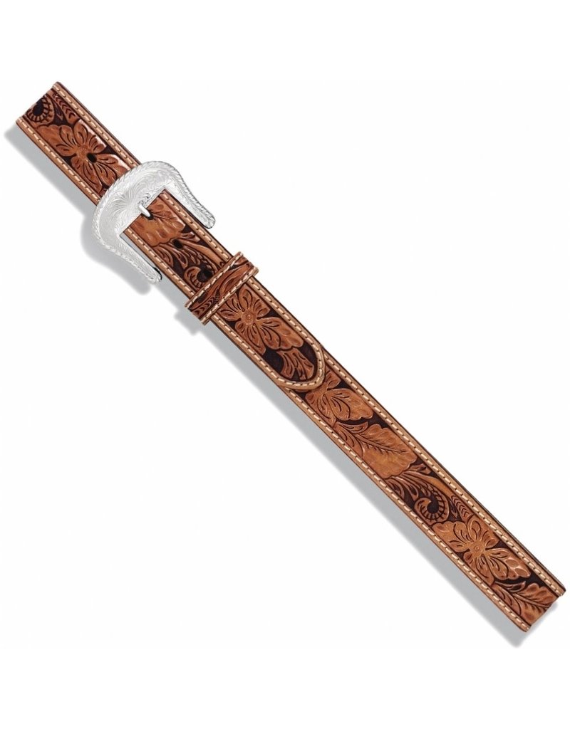 Tony Lama Belts Adult - Floral Hand Tooled Belt