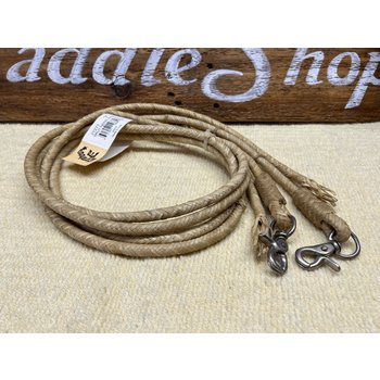 Circle L Split Reins - Round Braided Rawhide