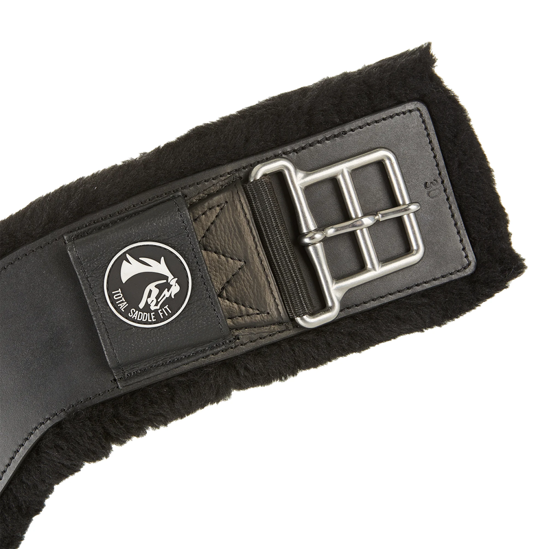 Total Saddle Fit Shoulder Relief Cinch, Black - Balance Buckle System