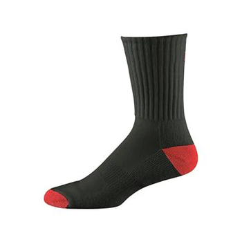 Men's Wilson Comfort Fit Crew Sock - Black