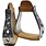 Showman Stirrup - Silver Bell Adult (SOLD IN PAIRS)