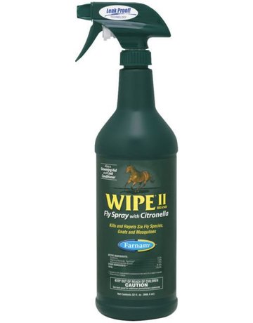 Farnam Wipe II Citronella Fly Spray - Quart