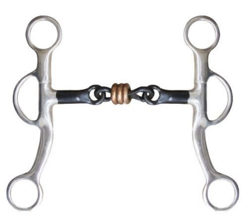 Showman Curb - Three Piece Sweet Iron with Copper Rings