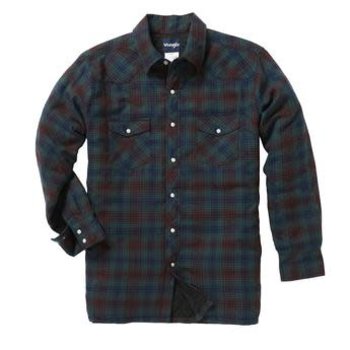 Wrangler Men's Wrangler Lined Flannel Shirt - Assorted Plaids