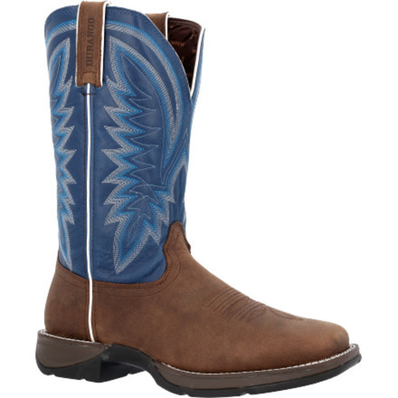 Durango Men's Durango Rebel - Saddle Brown/Denim Blue