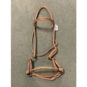 Circle L Circle L Side Pull with Rawhide Nose - Horse,
