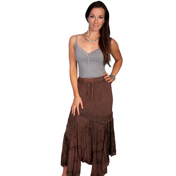 Scully Leather Women's Scully Honey Creek Copper Skirt - Medium