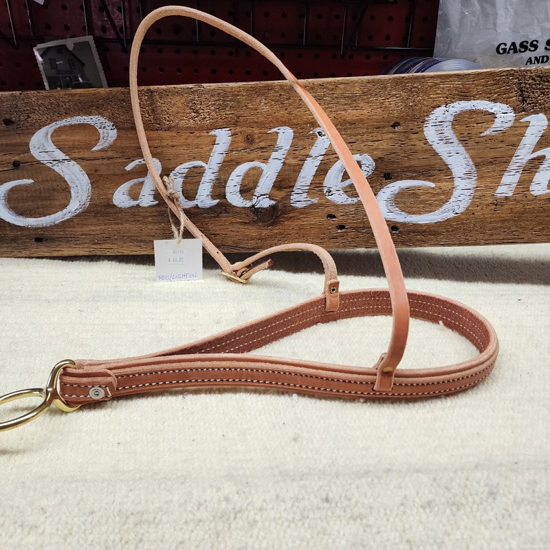 Circle L Leather Tie Down Noseband - Horse Size - Gass Horse