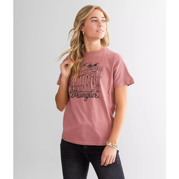 Wrangler Women's Wrangler Retro Graphic T-Shirt - Withered Rose