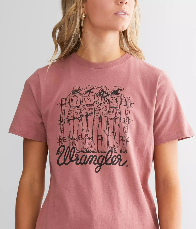 Wrangler Women's Wrangler T-Shirt Retro Graphic  Withered Rose