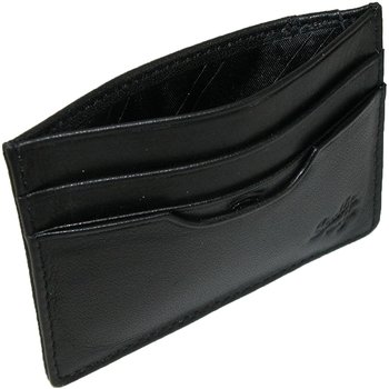 Scully Leather Credit Card Holder - Scully Black Leather