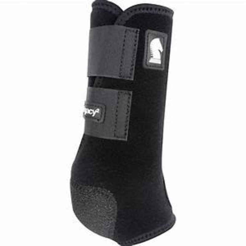 Classic Equine Legacy2 Protective Boots - Black, Reg, Hind
