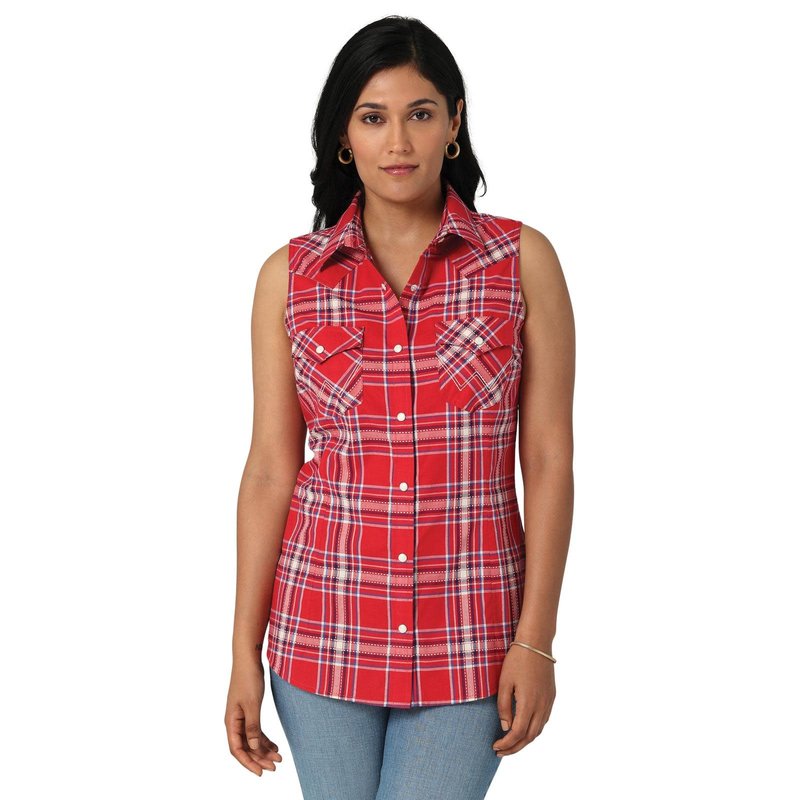 Wrangler Women's Wrangler Retro® Woven Shirt - Red