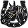 Tough-1 Wall Clock - Horsehead and Horseshoe