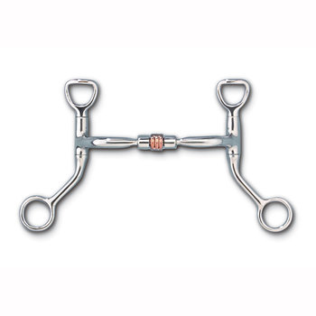 Myler Myler HBT Shank Comfort Snaffle with Copper Roller MB 03 - 5"