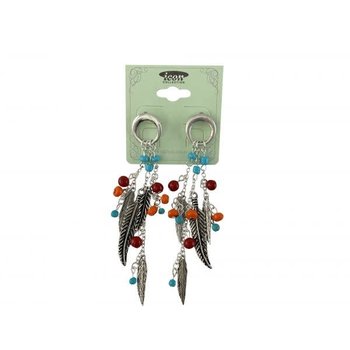 Earrings - Feather Charms