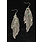 Earrings - Dangling Feathers