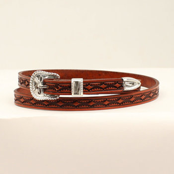 Hat Band - Leather Tooled