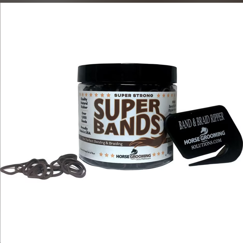 Super Bands, 1/4Lb  - Brown