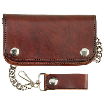 Wallet - Antique Brown on Chain