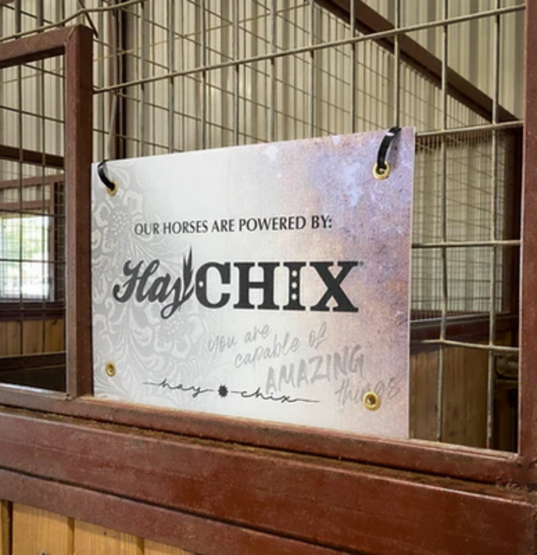 Hay CHIX "Powered by Hay Chix" Sign