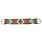 Showman Western Wool String Girth - Brown and Turquoise