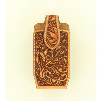 Nocona Cell Phone Case - Tooled Leather