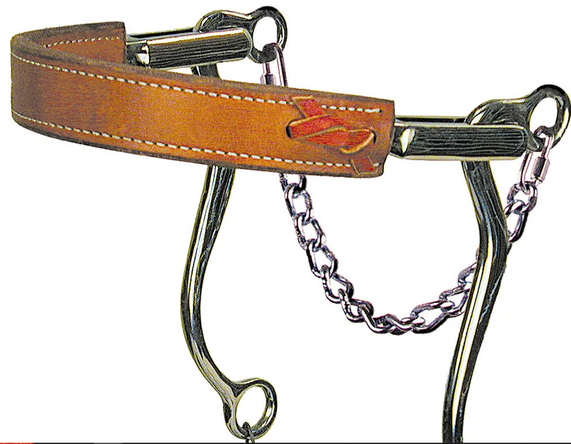 Reinsman Hackamore - Reinsman Mechanical Flat Leather Nose, Stage C, Horse  Size