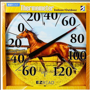EZRead Dial Thermometer, Horse - 12.5"