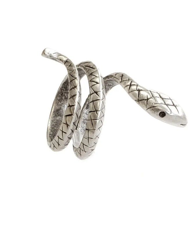 Chanour Jewelry Ring - Handmade Brass Snake