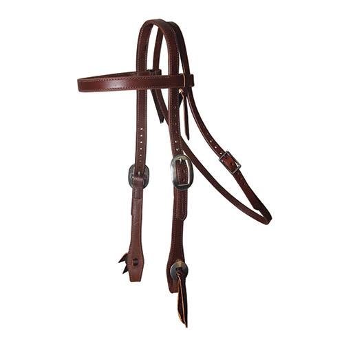 Bosal Bridle - Showman with Turquoise Accents